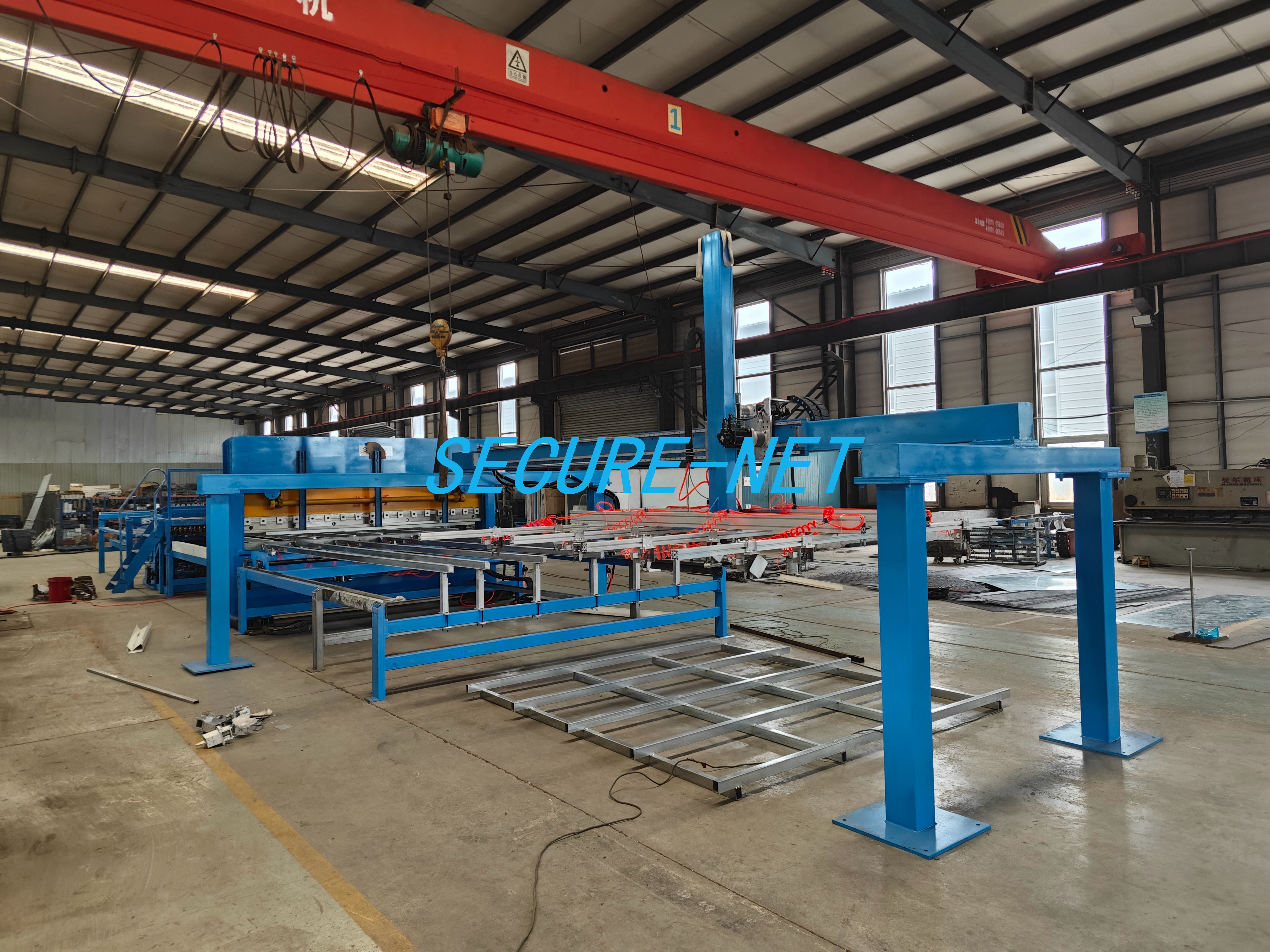 Automatic 3D fence panel welding machine
